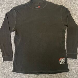 Carbon X Fire Resistant base layer Black Long Sleeve Men's‎ Shirt XL